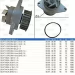 Насос водяной / помпа  Seat,  Skoda,  Volkswagen