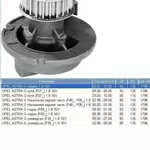 Насос водяной / помпа  Opel Astra / Vectra B / 1, 8