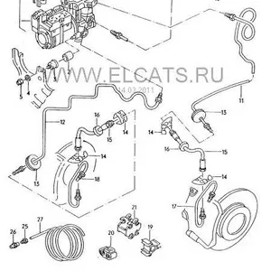 audi 100 блок гидравлики АБС