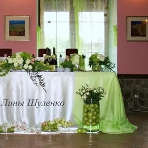 Оформление свадебных и банкетных залов цветами.Ялта, Симферополь, Крым.
