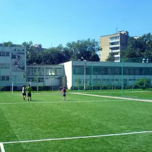 строительство футбольного поля