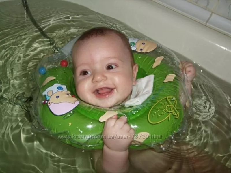 Круги вокруг шеи Baby Swimmer,  для купания детей с рождения до 3х лет.