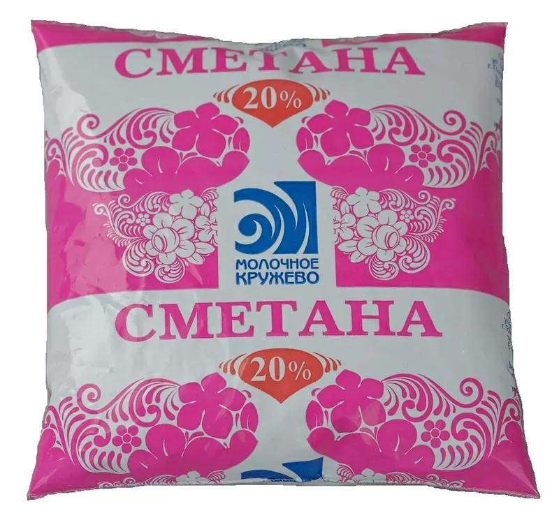 Сметана 20%  0.5л.Белорусское