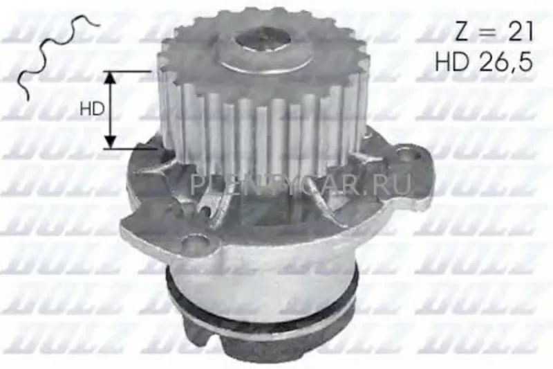 Водяной насос Lada Samara (2108,  2109) Samara Forma (21099) DOLZ (Испа