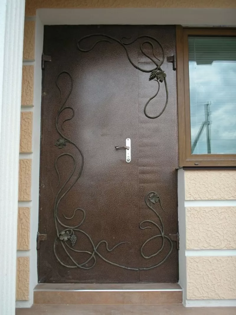 Двери металлические,  кованые