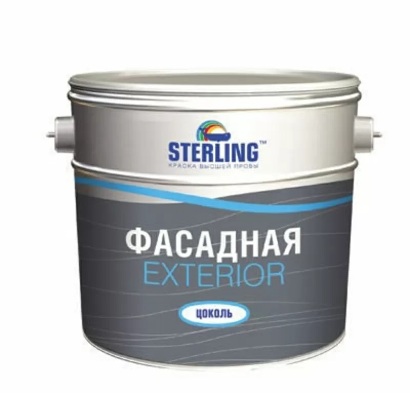 Акриловая фасадная краска Sterling «экстериор цоколь»